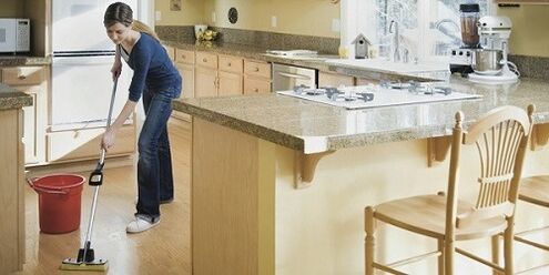 mokro čiščenje kot preprečevanje okužbe s paraziti